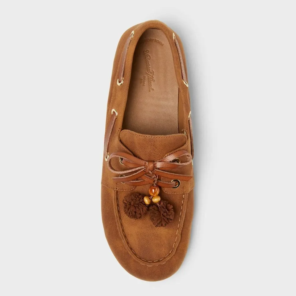 Women’s Midge Boat Shoes Flats - Universal Thread - Chestnut